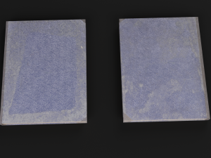 old books set Model 3D