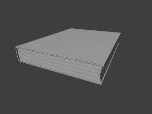 old books set 3D Model