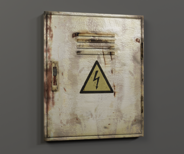 electrical box 3D Modell .c4d .max .obj .3ds .fbx .stl .blend