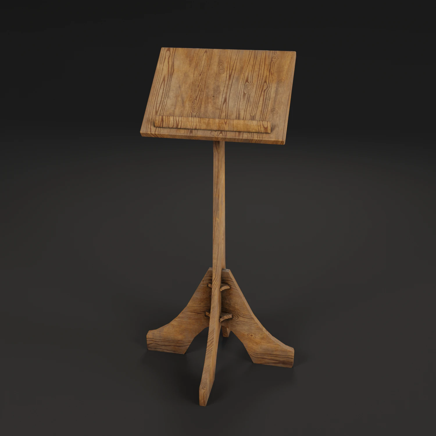 bookrest 3D Model .c4d .max .obj .3ds .fbx .stl .blend