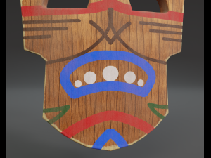 shaman mask Modelo 3D