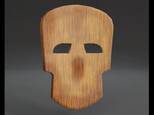 maska ​​szamana Model 3D