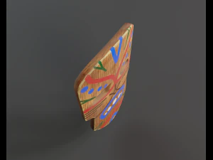 maska ​​szamana Model 3D