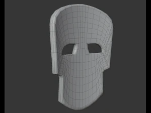 maska ​​szamana Model 3D