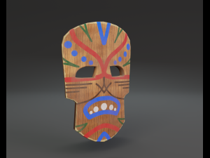 shaman mask Modelo 3D