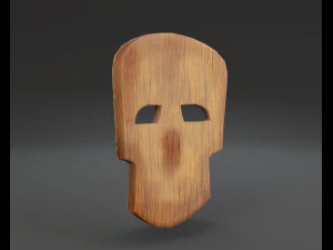 maska ​​szamana Model 3D