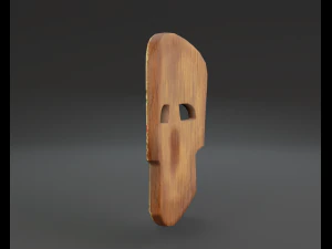 maska ​​szamana Model 3D