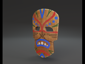 shaman mask Modelo 3D