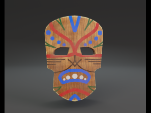 shaman mask Modelo 3D