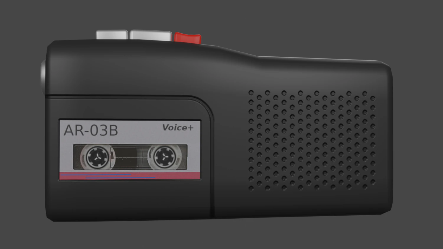 audio recorder 3D Model .c4d .max .obj .3ds .fbx .stl .blend 