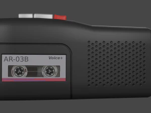 오디오 레코더 3D 모델