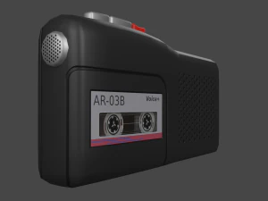 audio recorder 3D Model