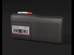 audio recorder 3D Model