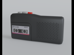 audio recorder Modelo 3D