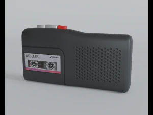 audio recorder 3D Model