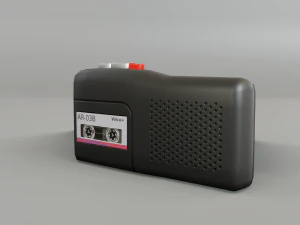 audio recorder 3D Model