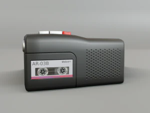 audio recorder 3D Model