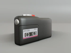 audio recorder 3D Model