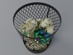 trash bin 3D-Modell