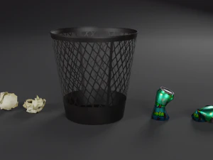 trash bin 3D Model