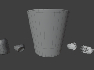 trash bin 3D-Modell