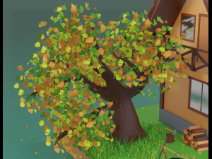 forest house scene 3D मॉडल
