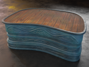 alchemy table Modello 3D