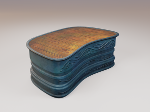 alchemy table Modello 3D