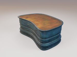 alchemy table Modello 3D