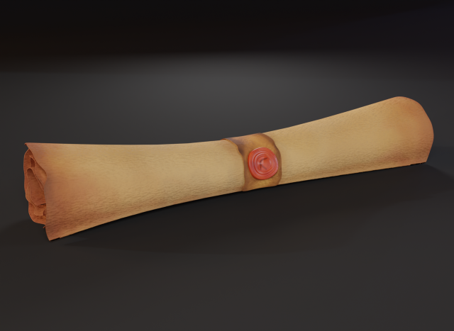 scroll Modello 3D .c4d .max .obj .3ds .fbx .stl .blend 