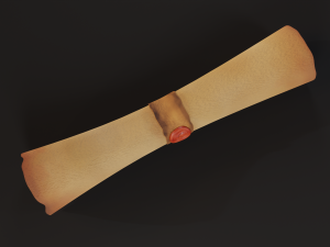 scroll Modello 3D