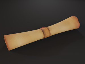 scroll Modello 3D