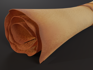 scroll Modello 3D