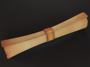 scroll Modello 3D