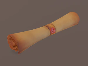 scroll 3D Model