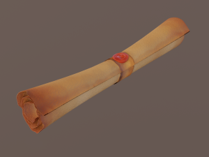 scroll Modello 3D