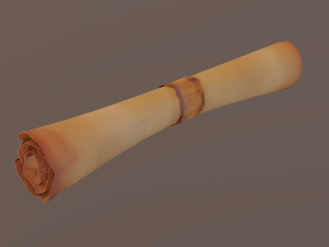 scroll Modello 3D