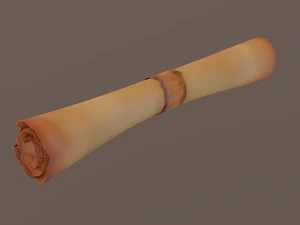 scroll 3D Model