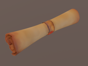 scroll Modello 3D