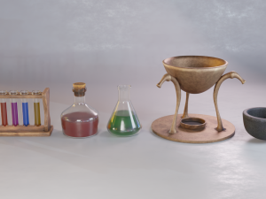 alchemy set 3D Model