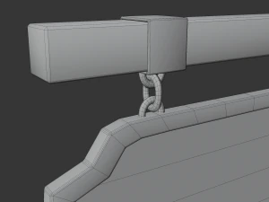 medival sign set 3D Model