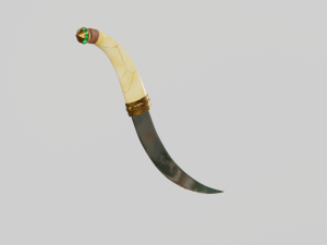 arabian dagger 3D मॉडल