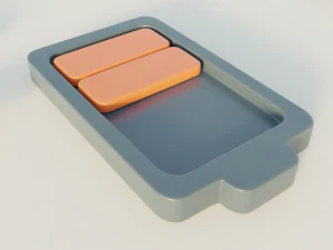 battery icons 3D Model