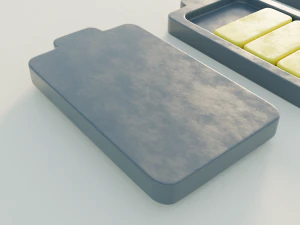 battery icons 3D Model