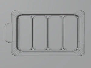 battery icons 3D Model