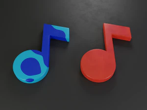 note music icon 3D Model