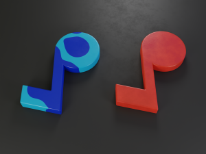 note music icon 3D 模型