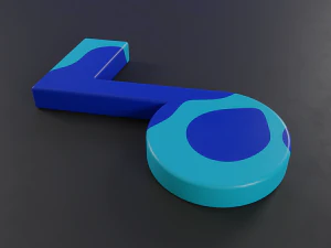note music icon 3D Model