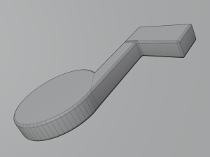 note music icon 3D 模型