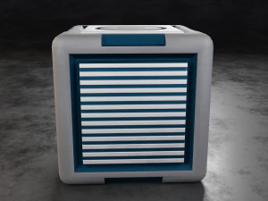 cubo de fic&ccedil;&atilde;o cient&iacute;fica Modelo 3D